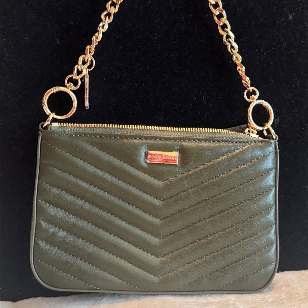 G by Giuliana Black Label Quilted Chain Shoulder Bag